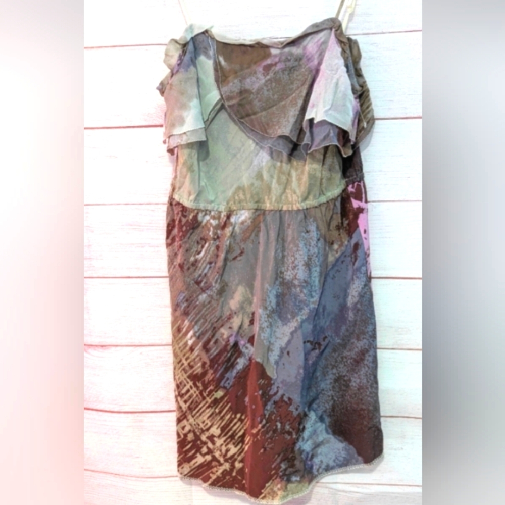 Wilfred Asymmetrical Dress in Multicolor